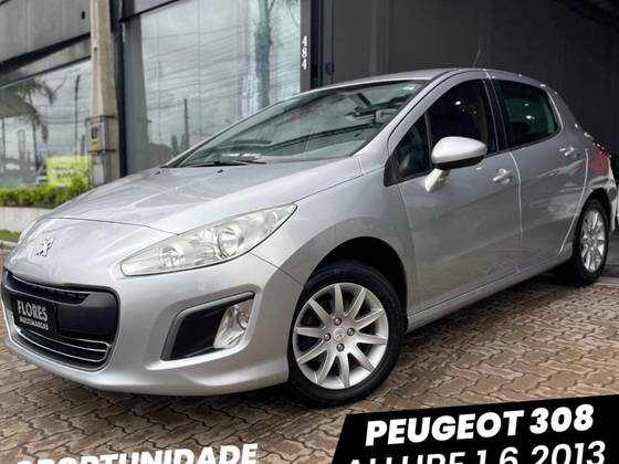 PEUGEOT 308 1.6 ALLURE 16V FLEX 4P MANUAL PEUGEOT 308 1.6 ALLURE 16V FLEX 4P MANUAL
